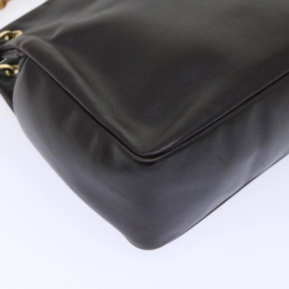 GUCCI Bamboo Hand Bag Leather Brown 000.0166.0580 Auth yk8566 - Picture 15 of 16